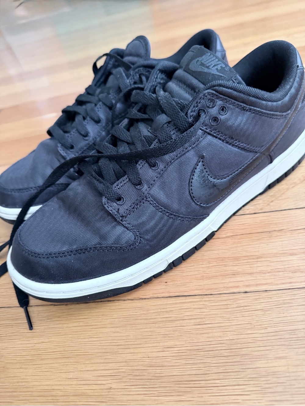 Nike Dunk Low Retro PRM "Black Canvas"